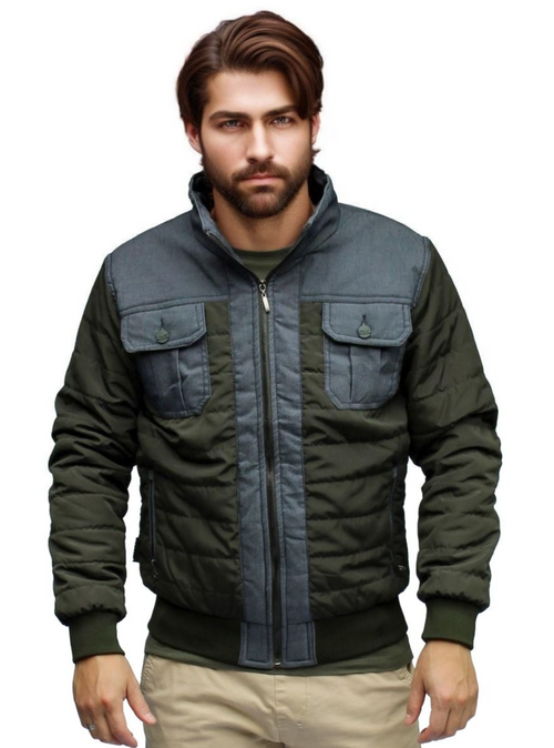 Chaqueta Acolchada ISCO Verde militar