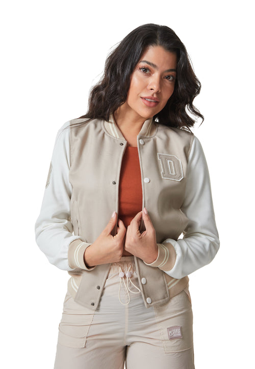 Chaqueta Beisbolera LUCIA beige