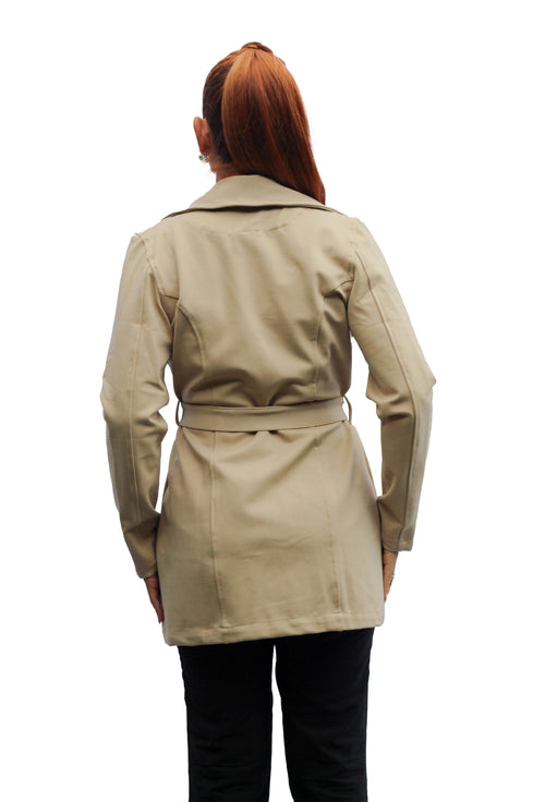 Chaqueta Liviana Marina beige