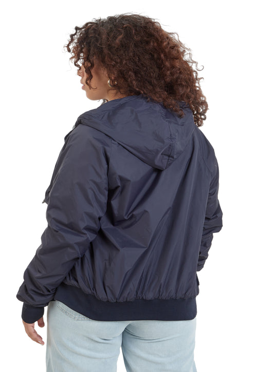 Chaqueta Doble faz con capota MERCURIO PLUS Azul