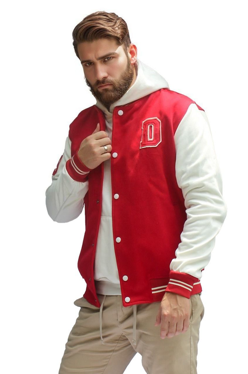 Chaqueta Beisbolera JOAQUIN rojo